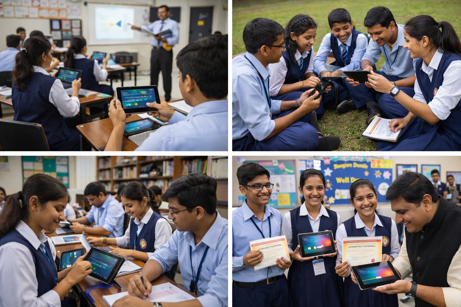 Education Minister Distributes Tablets to Meritorious Students