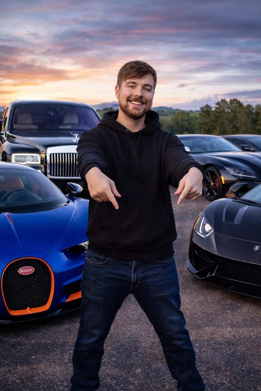 MrBeast flexing his insane supercar collection, a glimpse into Jimmy Donaldson’s billionaire lifestyle